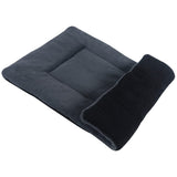 Vetasac Reversible Dog Bed Mat with Plush and Corn Velvet,Soft Warm Pet Cushion, Dual Purpose Washable Sleeping Mattress Bed for Small Medium Large Dog and Cat XB004 (30"x20", Dark Grey)
