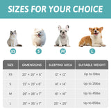 Small Dog Bed with Hooded Blanket, Round Fluffy Anti-Anxiety Pet Bed for Small Dogs & Medium Dogs, Cozy Donut Cuddler with Machine Washable Faux Fur & Anti-Slip Bottom(26"×26"×7",Grey)