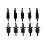 Syrup Precise Control Bottle Pourers, Professional Pour Spouts for Snow Cone & Drink Flavors (10-Pack)