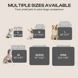 Luciphia Waterproof Pet Blanket, Liquid Pee Proof Dog Blankets for Sofa Bed Couch, Reversible Sherpa Fleece Furniture Protector Cover for Small Medium Large Dogs Cats,Light Grey Small（40" x 28"）