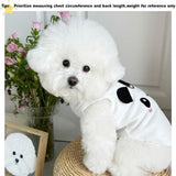 PayaSnug 3PCS Dog Shirt Set with D-Ring – Soft Breathable Dog Clothes for Small, Medium & Large Dogs, Pink Pig, Yellow Bear and Panda Pattern Puppy Shirt, Sleeveless Pet Tank Top