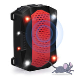 2024 Upgraded Under Hood Rodent Repeller with Red & White Strobe Light,3 Power Supply Methods,Professional Ultrasonic Mouse Repellent Rat Squirrel Deterrent for 12V Cars Trucks RV Engine Mouse Blocker