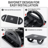 CasaZenith Foot Rest for Under Desk at Work - Ergonomic Foot Stools for Under Office Desk - Rocking Footrest with Roller Massager - Leg Rest for Chair, Computer Gaming -13" L x 9.6" W x 5" H