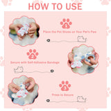Disposable Dog Booties for Dog Cats,40Pcs Pet Booties Waterproof and Breathable with Adjustable Bandage,Paw Socks Protector for Small Medium Large Dogs,Disposable Dog Boots