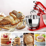 GVODE Stainless Steel Spiral Dough Hook for KitchenAid Stand Mixer, Bread Hook Attachment Fits 4.5-5 QT Mixing Bowl for Tilt-Head Stand Mixers, For KitchenAid Stand Mixer Accessories, Dishwasher Safe