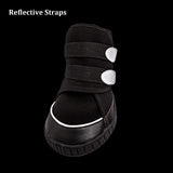 Adorepaw Dog Shoes for Large Dogs with Reflective Straps, Dog Boots for Winter, Dog Boots & Paw Protectors with Nonslip Sole (4PCS/Set)