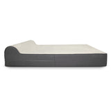 KOPEKS Dog Bed Replacement Cover Memory Foam Beds - Extra Large (Jumbo Size) - Deluxe Grey