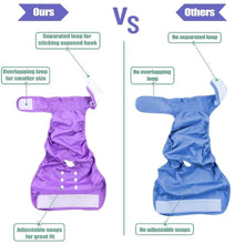 Load image into Gallery viewer, wegreeco Washable Reusable Premium Female Dog Diapers, Medium Large Small Dog Doggie Puppy &amp; Doggy Diapers Female,Period Panties in Heat (Pack of 3, Large)
