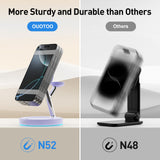 New 3 in 1 Charging Station for Apple Compatible with Magsafe Charger Stand for iPhone 17 16 15 14 13 12 Wireless Charging Station for AirPods Wireless Charger for iWatch Series