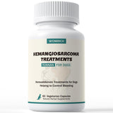Blood Support for Dogs, Yunan Sanqi Capsules for Dogs for Hemangiosarcoma, Hemoabdomen, Pericardial Effusion, Cancer Bleeding, Severe Bruising, Ulcer-Related Bleeding, Bloody Stools - 60 Capsules