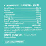 iHeartDogs Clean Teeth & Fresh Breath Dental Powder for Dogs - Targets Tartar & Bad Breath - Natural Herbal Blend with Kelp, Probiotics - Mint, 90 Servings