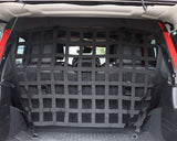 BESTAOO Pet Net Vehicle Safety Mesh Dog Barrier for Jeep Wrangler JK JL 4-Door 2007-2026, Fits Behind Rear Seat, Suitable for Medium, Large Pets, Easy to Install