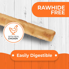 Load image into Gallery viewer, Canine Naturals Chicken Recipe Chew - Rawhide Free Dog Treats - Made From USA Raised Chicken - All-Natural and Easily Digestible - 40 Pack of 5 Inch Stick Chews
