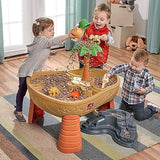 Step2 Dino Dig Sand and WaterTable, Kids Activity Sensory Playset, Summer Outdoor Toys, 7 Piece Water Toy Accessories, For Toddlers 2-5 Years Old