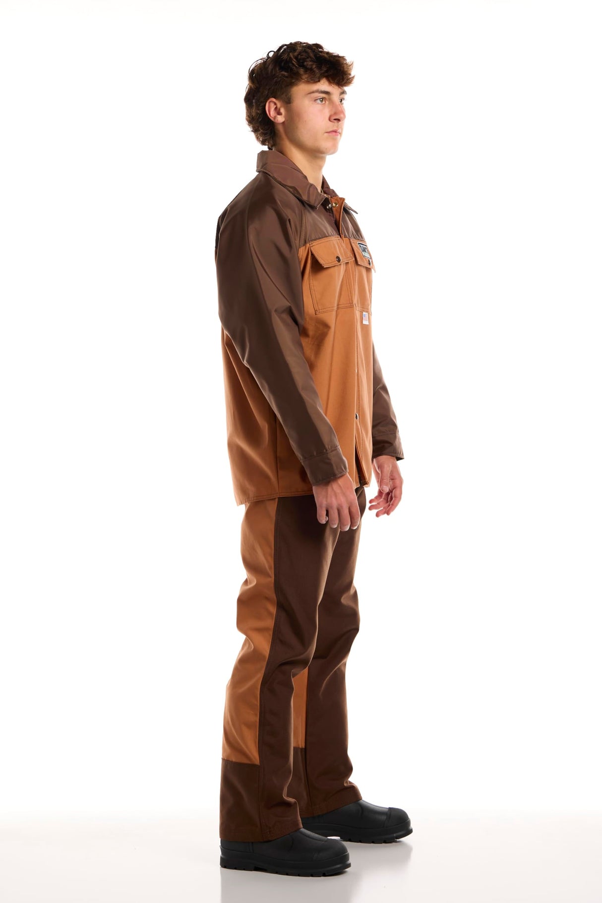 Upland Briar Shirt, Made in U.S.A. (Brown, Small)