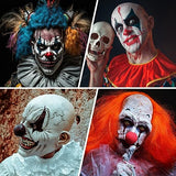 8 PCS Halloween Makeup Latex Bald Cap Think Bald Caps for Halloween Theme Party Cosplay for adults Women Men Bald Head Wig Cap Bald Hat Costume Accessory