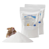 JFWOD Hamster Bath Sand, 15.4lb Dust Free Desert Sand or Potty Litter Sand for Hamster Chinchillas Gerbil Syrian Mice Small Animals(White)