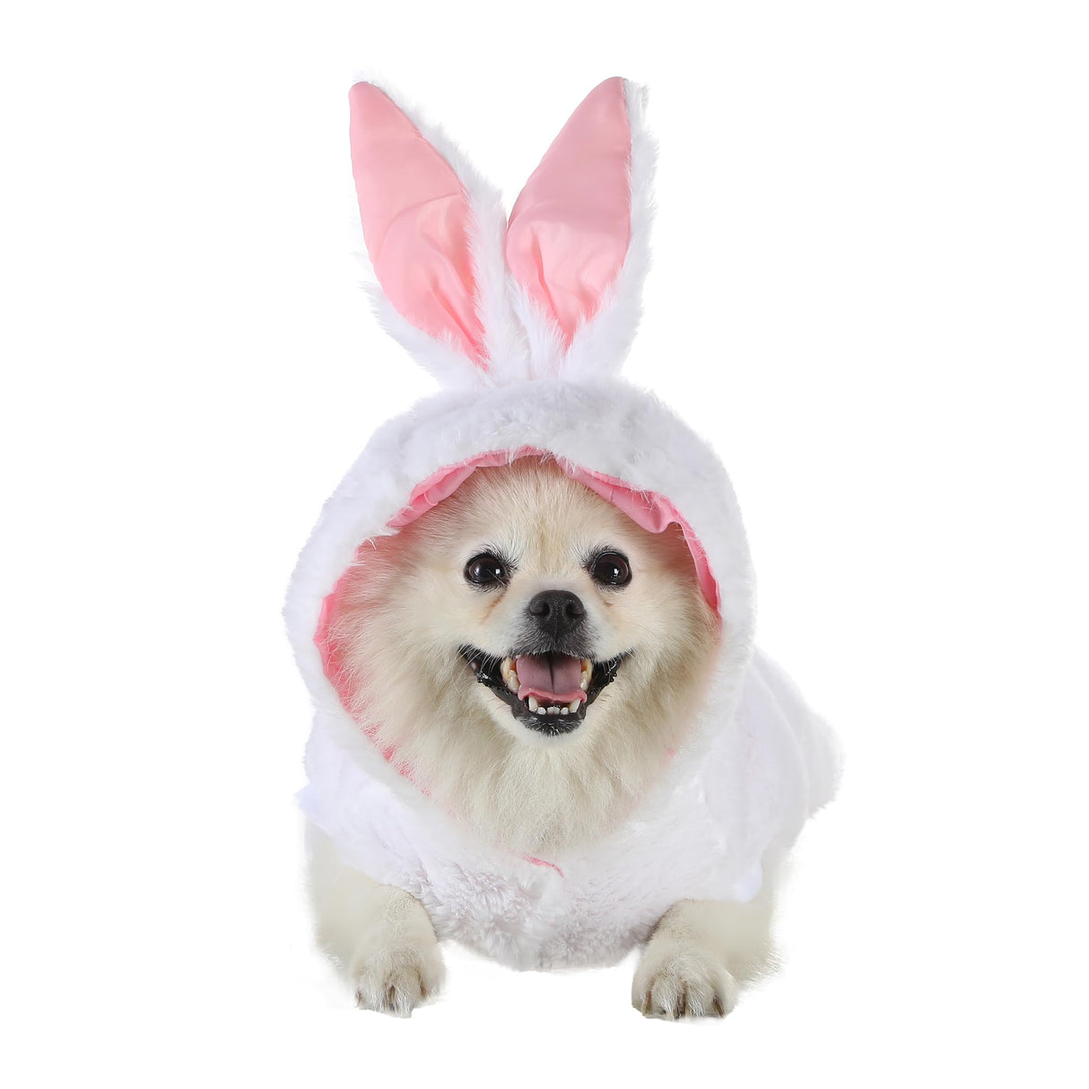 Yoption Dog Cat Bunny Costumes, Funny Rabbit Cosplay Dog Cat Pet Halloween Christmas Easter Hoodie Clothes Party Costume Outfits (L)