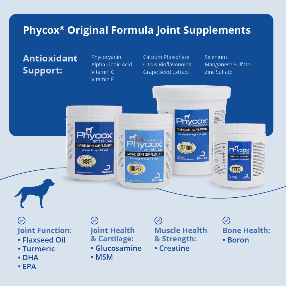 Phycox MAX Dog Joint Supplement Soft Chews, 90 Ct