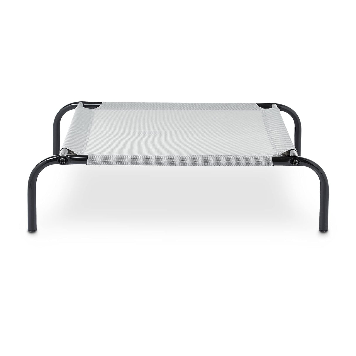 Amazon Basics Cooling Breathable Elevated Dog Bed with Metal Frame for Large Dogs, 51" x 31" x 8", Grey