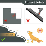 MEJYJEM 3 Steps High Density Foam Dog Stairs Ramps,Non-Slip Pet Steps for Older Dogs,Pet with Joint Pain, Sofa Bed Ladder for Cats