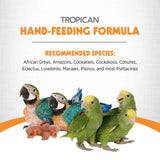 Hari Tropican Baby Bird Food, Parrot Food, Complete Nutrition Diet, Hand-Feeding Formula, 11 lb Bag