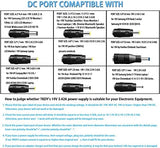 TKDY 19V 3.42A Laptop Charger Adapter, 19V DC Power Supply Compatible with 19 Volts Asus Gateway Toshiba HP Laptop Computer Accessories LG Samsung Monitor JBL Speaker.