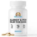 WagLabs Anti Itch Med for Dogs, 60 Capsules, Immune & Gut & Digestive Support Chews for Dogs (1)