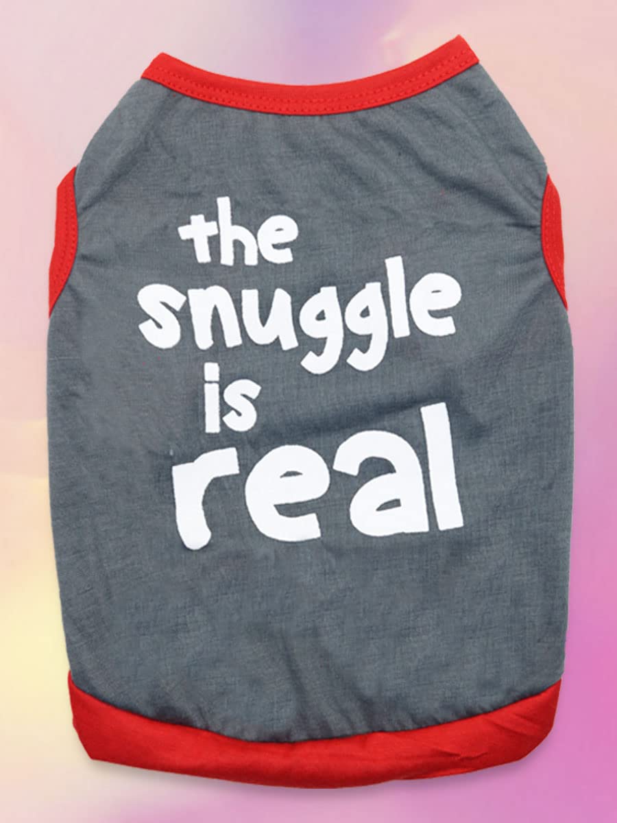 6 Pack Girl Dog Clothes for Girls Dog Shirts Extra Small Puppy T Shirt for Small Dogs XS Girl Clothes Dogs T-Shirt Chihuahua Yorkie Clothes, Large
