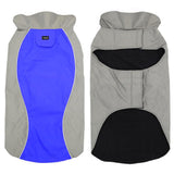Vizpet Dog Raincoat Waterproof Coats,Dog Jacket High Visibility Warm Vest Dog Clothes for Small Medium Large Dogs (Blue-XL)