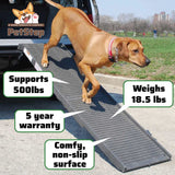 PetStep Pool Ramp for Dogs - (Standard Legs, Graphite/Gray) - Small and Large Dog Pool Ramp for Above-Ground and In-Ground Pools