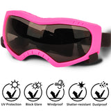 Dog Sunglasses,Doggles Anti-UV Protection,Pet Sunglasses with Adjustable Strap,Suitable for Motorcycle Car Driving Bike Riding Hiking Swimming Wind Dust Fog Dog Eye Protection