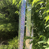 Bird Scare Ribbon Double Sided Holographic Reflective Ribbon Tape to Keep Away Woodpecker, Pigeon, Hawks, Grackles Bird (0.9in x 260ft)