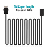 NES Classic Controller Extension Cable 3M / 10ft (2-Pack), SNES Extension Power Cord Compatibility Nintendo SNES Classic Edition Controller (2017) and Mini NES Classic Edition (2016), Wii, Wii U