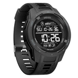 KXAITO Men's Watches Sports Outdoor Waterproof Military Watch Date Multi Function Tactics LED 46mm Face Alarm Stopwatch for Men (8105 Black All)