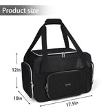 BAGLHER Pet Travel Carrier, Cat Carriers Dog Carrier for Small Medium Cats Dogs Puppies, Airline Approved Small Dog Carrier Soft Sided, Collapsible Puppy Carrier. Black