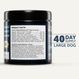 Four Leaf Rover Dog Dental Powder – Natural Probiotic Support for Bad Breath, Tartar & Plaque – with Red & Brown Kelp, Weissella Cibaria, Aloe & Chamomile – 30-Day Supply