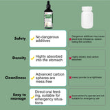 Liovsiso Activated Charcoal for Dogs(Liquid)–Dog First Aid Essential, Ready Rescue for Dogs – Detox, Diarrhea & Gas Relief, Non-GMO, 60ml