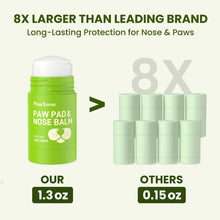 Load image into Gallery viewer, PawSono Lick-Safe Dog Paw &amp; Nose Balm with Coconut Oil | Winter Snow, Road Salt &amp; Cold Pavement Protector | All-Natural Moisturizer &amp; Soother for Dry, Cracked Pads &amp; Snout | Horse Hoof, Joint Care
