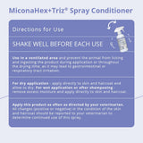Miconahex+ Triz Spray for Dogs Cats and Horses, 16 oz