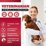 Dog Probiotics Chews Supplement – Digestive Support & Gut Health for Dogs, Helps Loose Stool, Gas & Sensitive Stomachs, Supports Itchy Skin, Allergy & Immune Health – 120 Ct