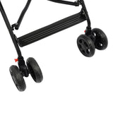 Foldable Pet Stroller for Small Medium Dogs & Cats up to 22 lbs, Lightweight Travel Buggy with Safety Leash, Cup Holder, Breathable Mesh & Quick Fold Wheels