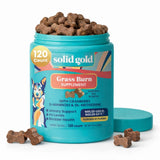 Solid Gold Dog Pee Grass Repair Chews - Dog Urine Neutralizer for Lawn w/Urinary Tract, Kidney, Bladder & pH Support to Reduce Grass Pee Spots & Burn - Pet Urine Neutralizer Treats - Bacon - 120ct