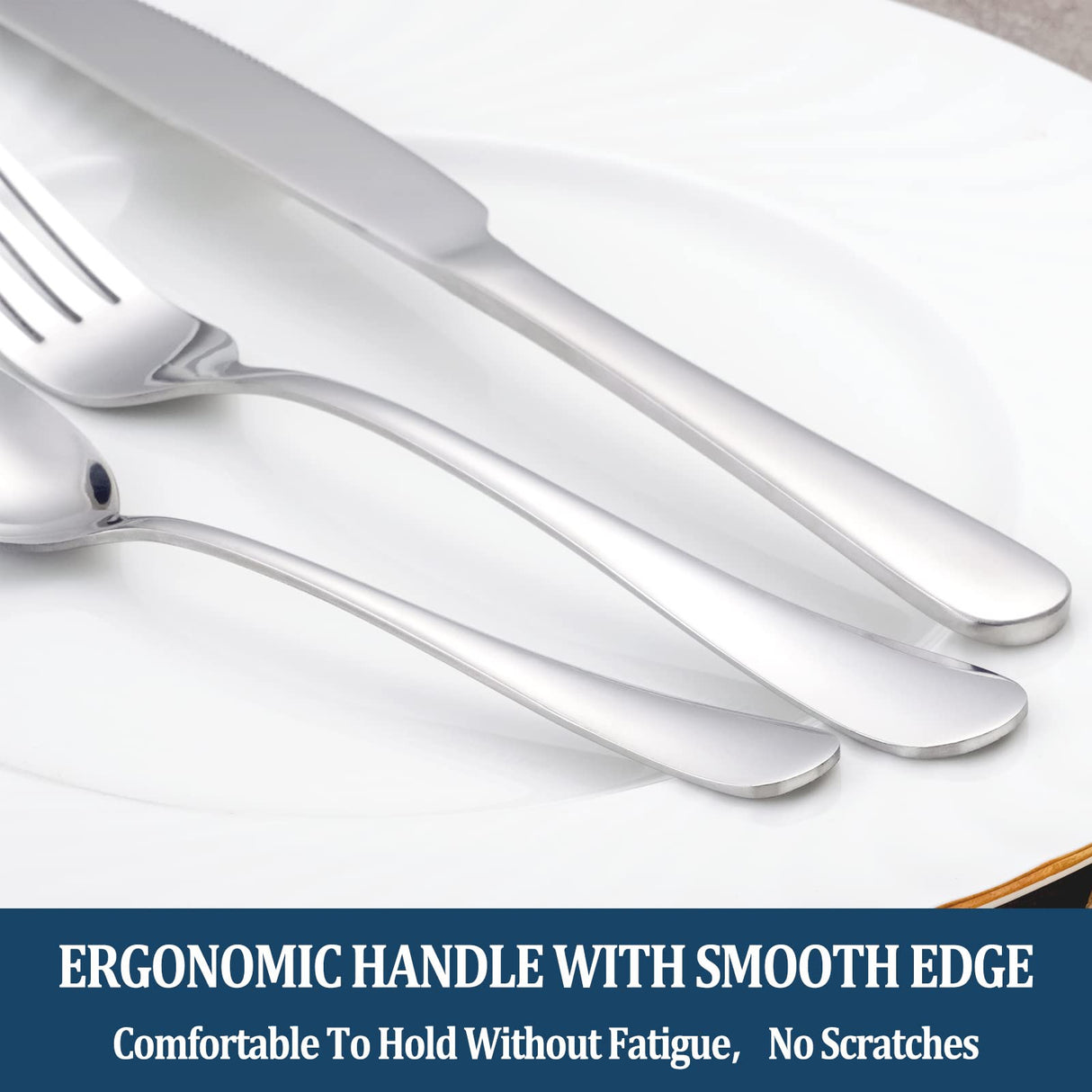 Dinner Forks,Set of 16 Top Food Grade Stainless Steel Silverware Forks,Table Forks,Flatware Forks,8 Inches,Mirror Finish & Dishwasher Safe,Use for Home,Kitchen or Restaurant