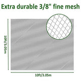 POYEE 10 x 10 FT Bird Netting for Garden Woven Mesh Garden Netting for Plants, Vegetable, Fruit Trees, Blueberry Bushes, Strawberries Against Birds, Deer, Squirrels and Other Animals