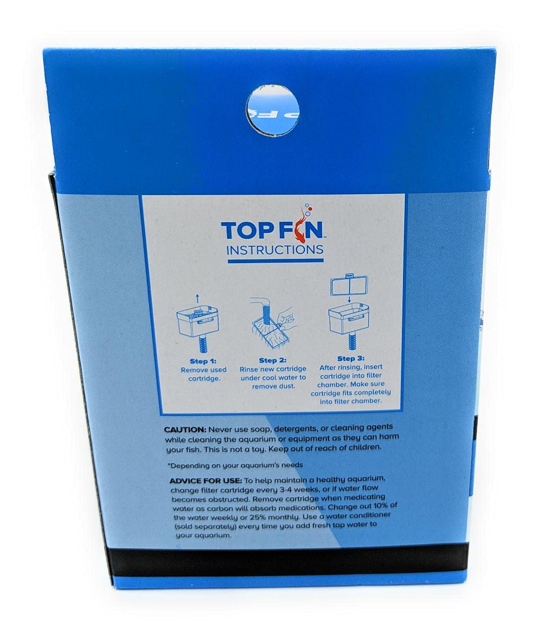 Top Fin EF-S Element Filter Cartridges (6 Count) for Fish Tank