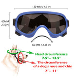 Dog Sunglasses,Doggles Anti-UV Protection, Pet Sunglasses with Adjustable Strap, Suitable for Motorcycle Car Driving Bike Riding Hiking Swimming Wind Dust Fog Dog Eye Protection