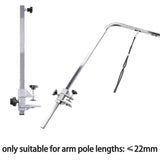 foxwake Pet Grooming Table Arms Clamp Metal, Heavy Duty Aluminium Alloy Dog Cat Hair Cut Holder Accessories Fixture Fixation (Inner Dia 22 * 22mm)