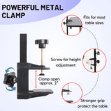Dog Grooming Arm with Clamp & Pet Grooming Table Accessories - Adjustable Foldable Height 20"-35" with No-Sit Holder, Grooming Restraint for Small, Medium Dogs at Home or Salon