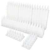 EcoGrowth Bird Spike for Bird Cat Squirrel, Fence Spike to Keep Pigeon Raccoon Away, Bird Spikes Security for Railing, Roof - 22 Pack (21.6 FT)